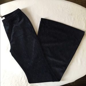 BNWT Solitaire Navy Blue Bell Bottom Pants